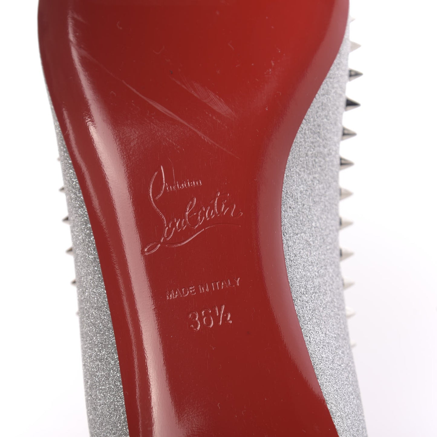 Mini Glitter Anjalina Flats 36.5 Silver