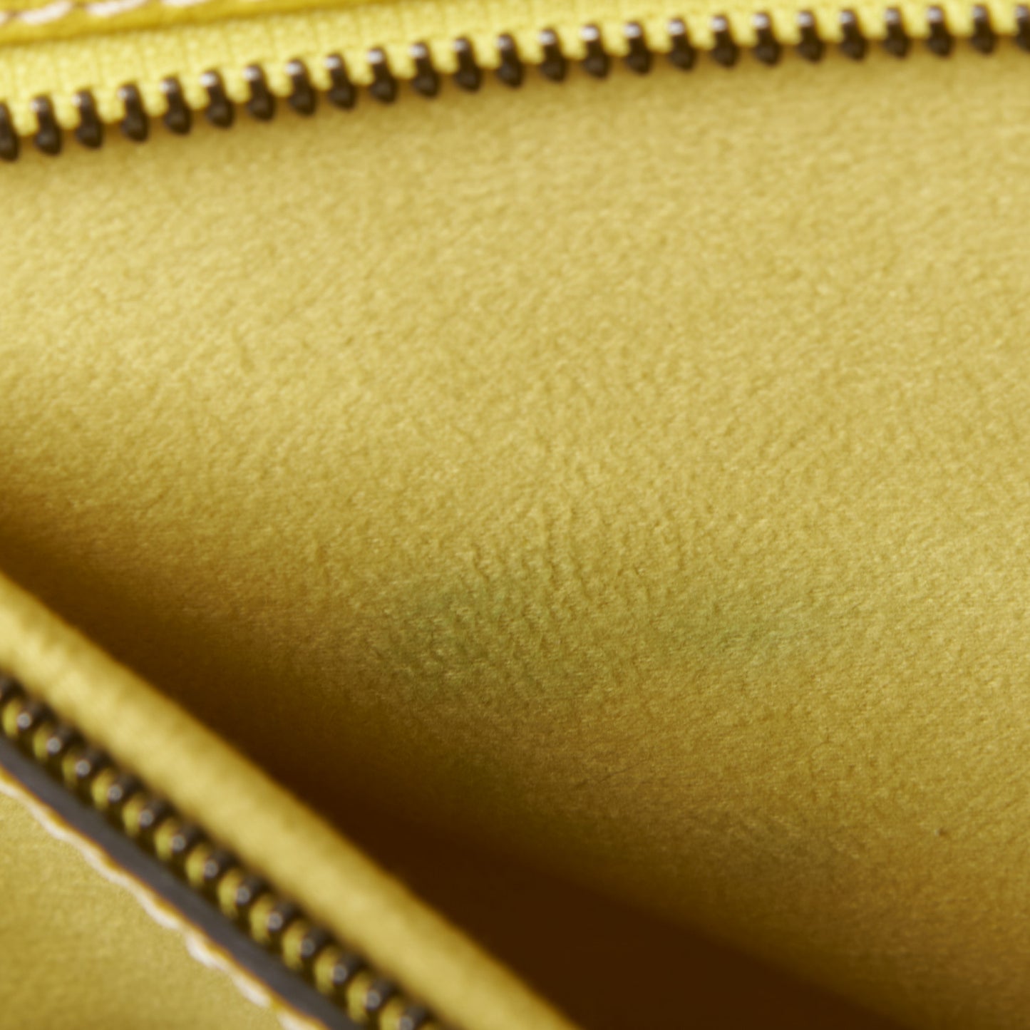 Drummed Calfskin Mini Luggage Citron