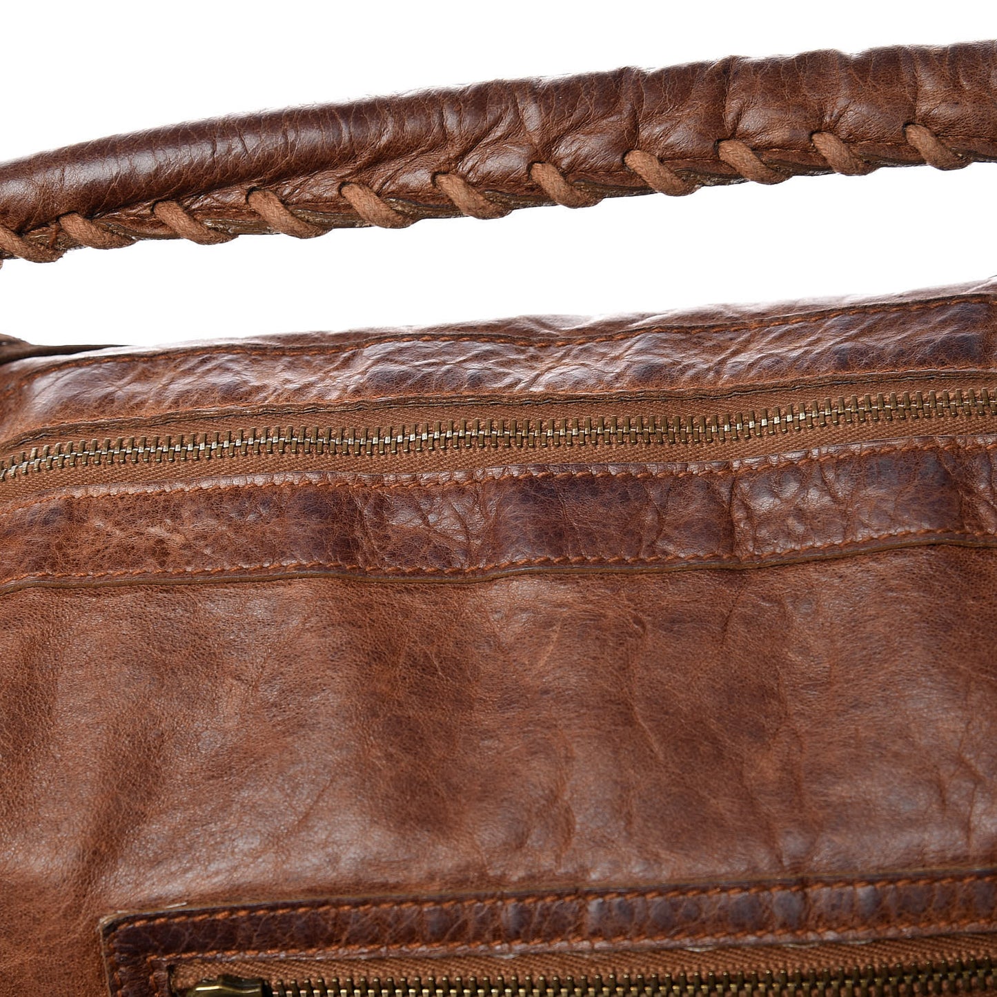 Agneau Classic Hardware Day Hobo Sienna