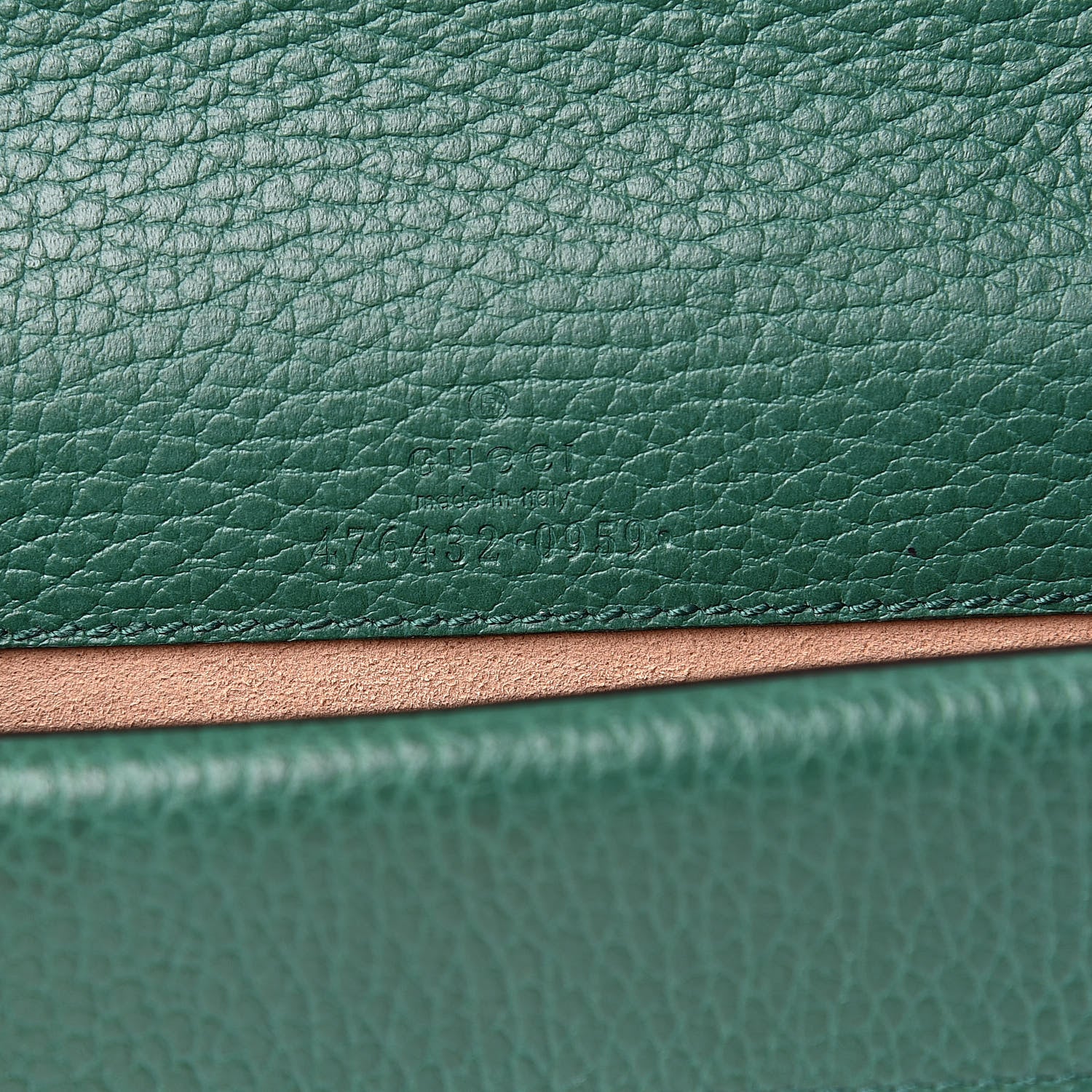 Gucci Calfskin Super Mini Dionysus Shoulder Bag Emerald 6 of 9