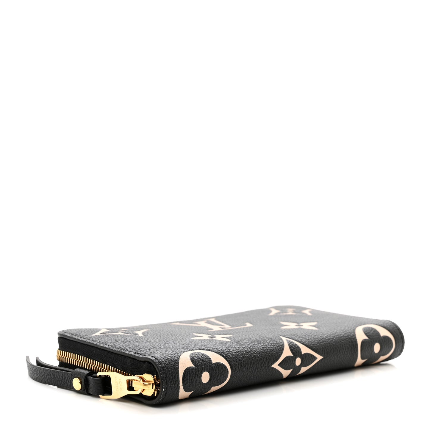 Empreinte Monogram Giant Zippy Wallet Black Beige
