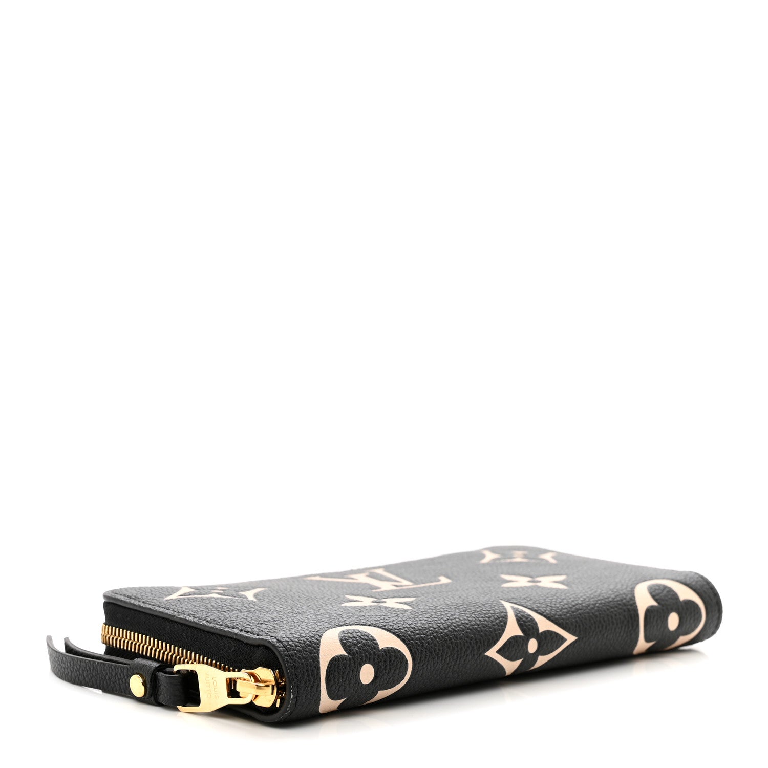 Louis Vuitton Empreinte Monogram Giant Zippy Wallet Black Beige 4 of 7