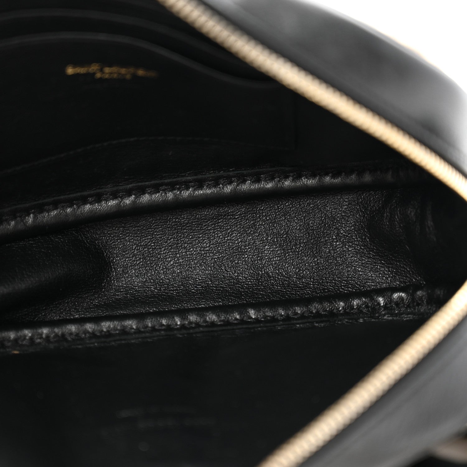 Saint Laurent Raffia Canvas Monogram Mini Lou Camera Bag Beige Black 5 of 13