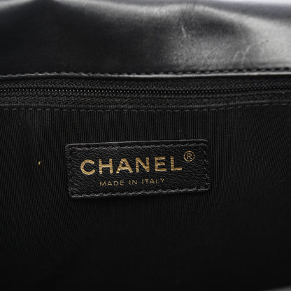Chanel Glazed Calfskin Large Boy Flap Black 6 of 10