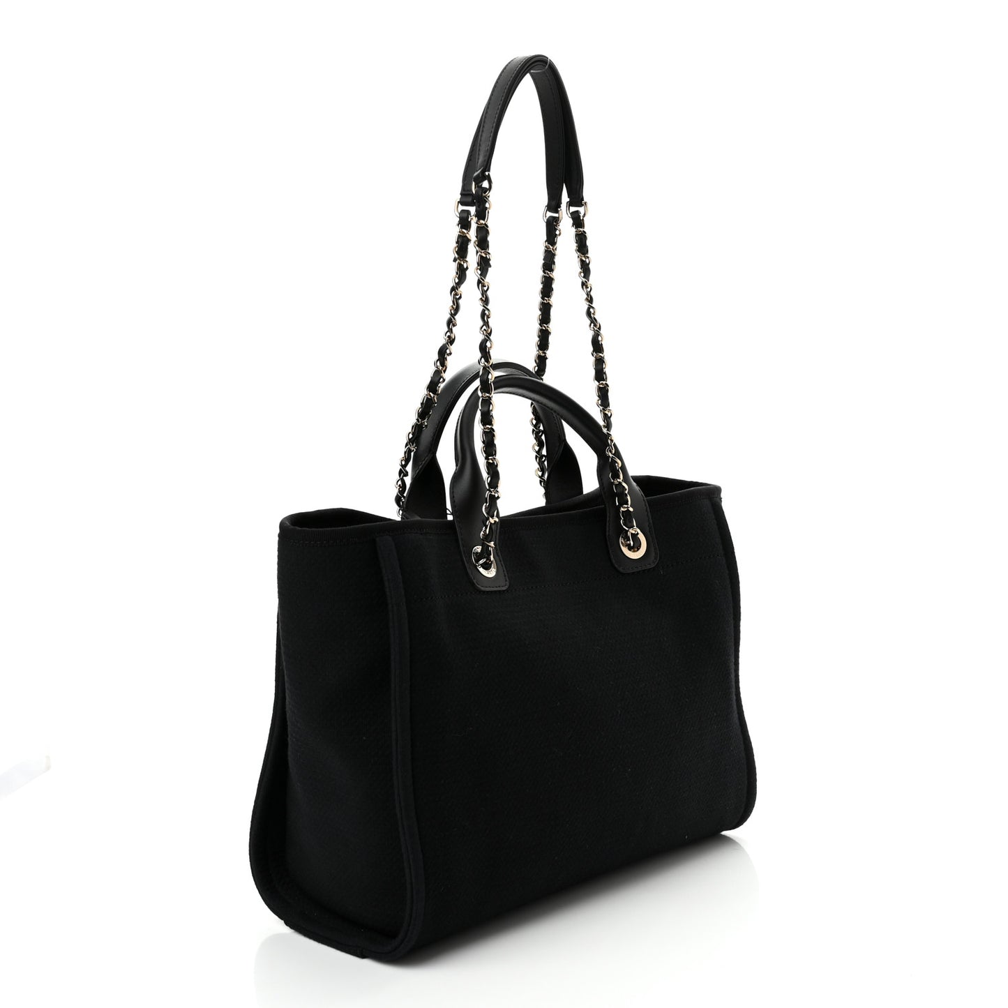 Mixed Fibers Small Deauville Tote Black