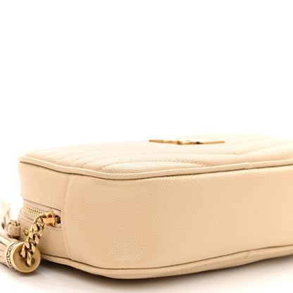 Saint Laurent Grain De Poudre Matelasse Monogram Mini Lou Camera Bag New Powder 9 of 10