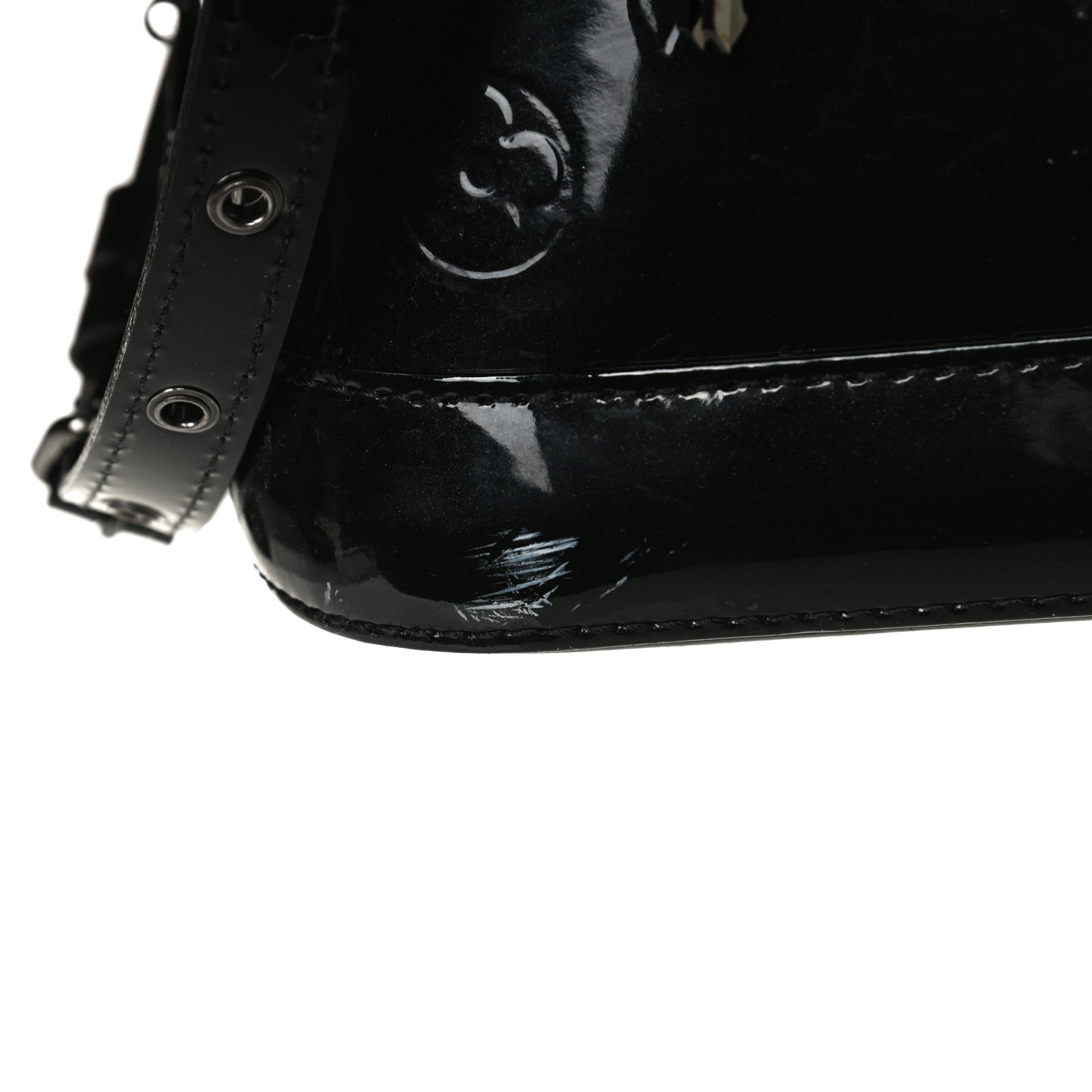 Louis Vuitton Vernis Alma PM Noir Magnetique 22 of 32