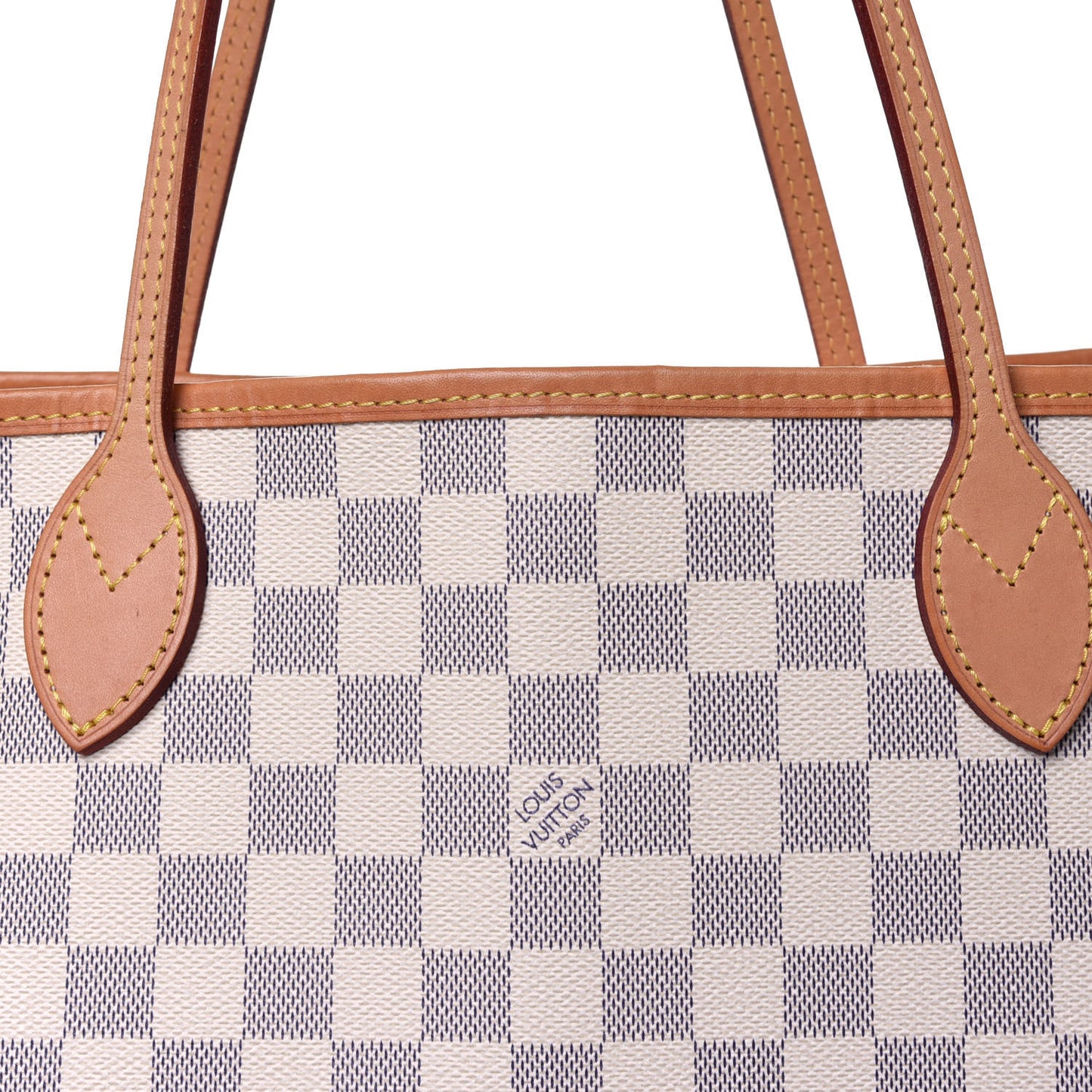 Damier Azur Neo Neverfull MM Rose Ballerine
