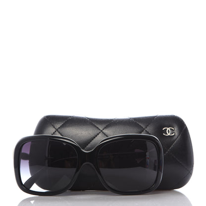 Chanel CC Bow Sunglasses 5171 Black White 8 of 8