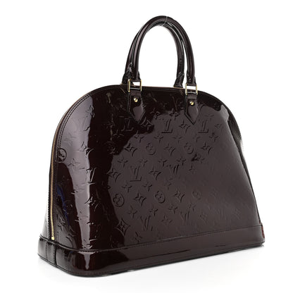 Louis Vuitton Vernis Alma GM Amarante 3 of 9