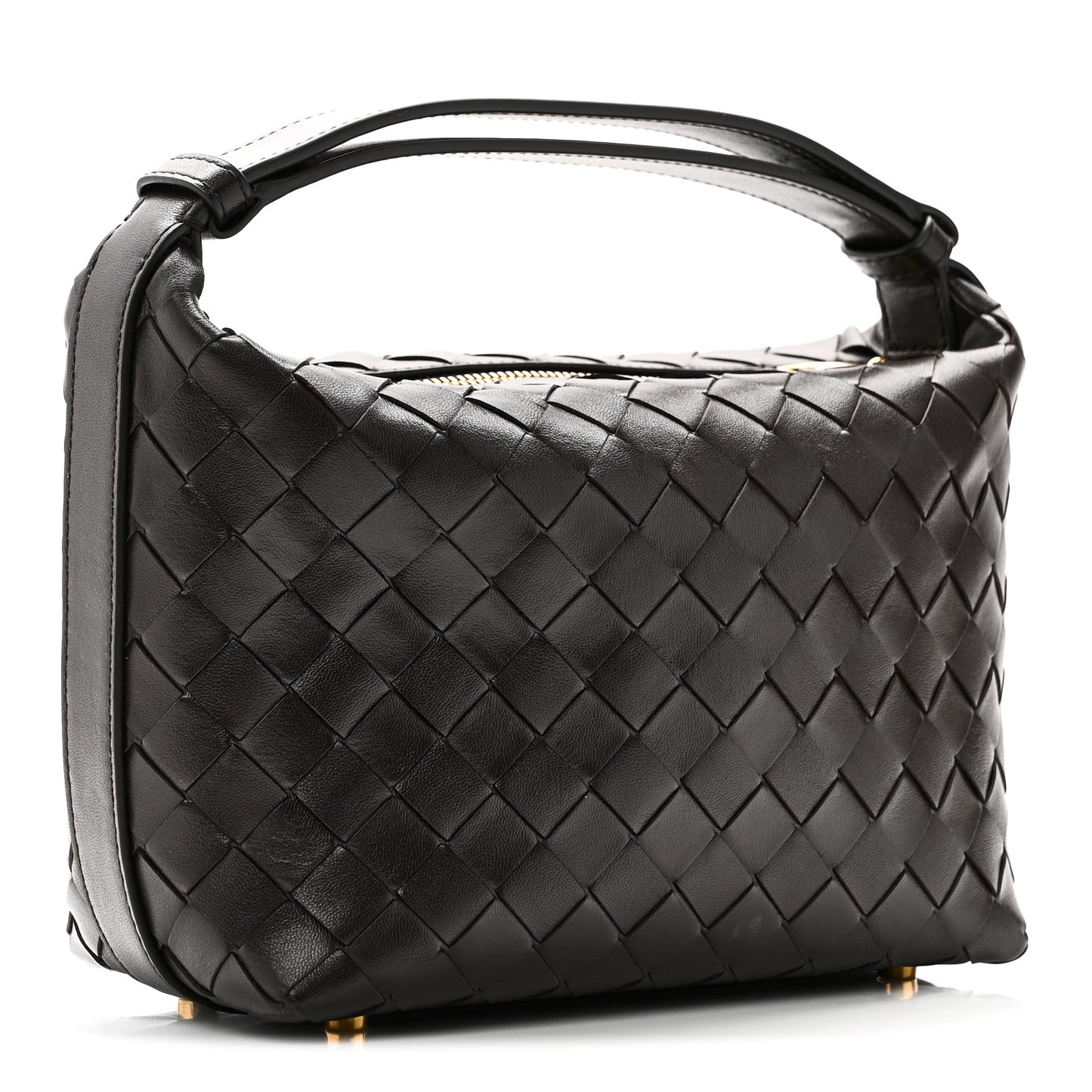 Calfskin Nappa Intrecciato Mini Wallace Fondant