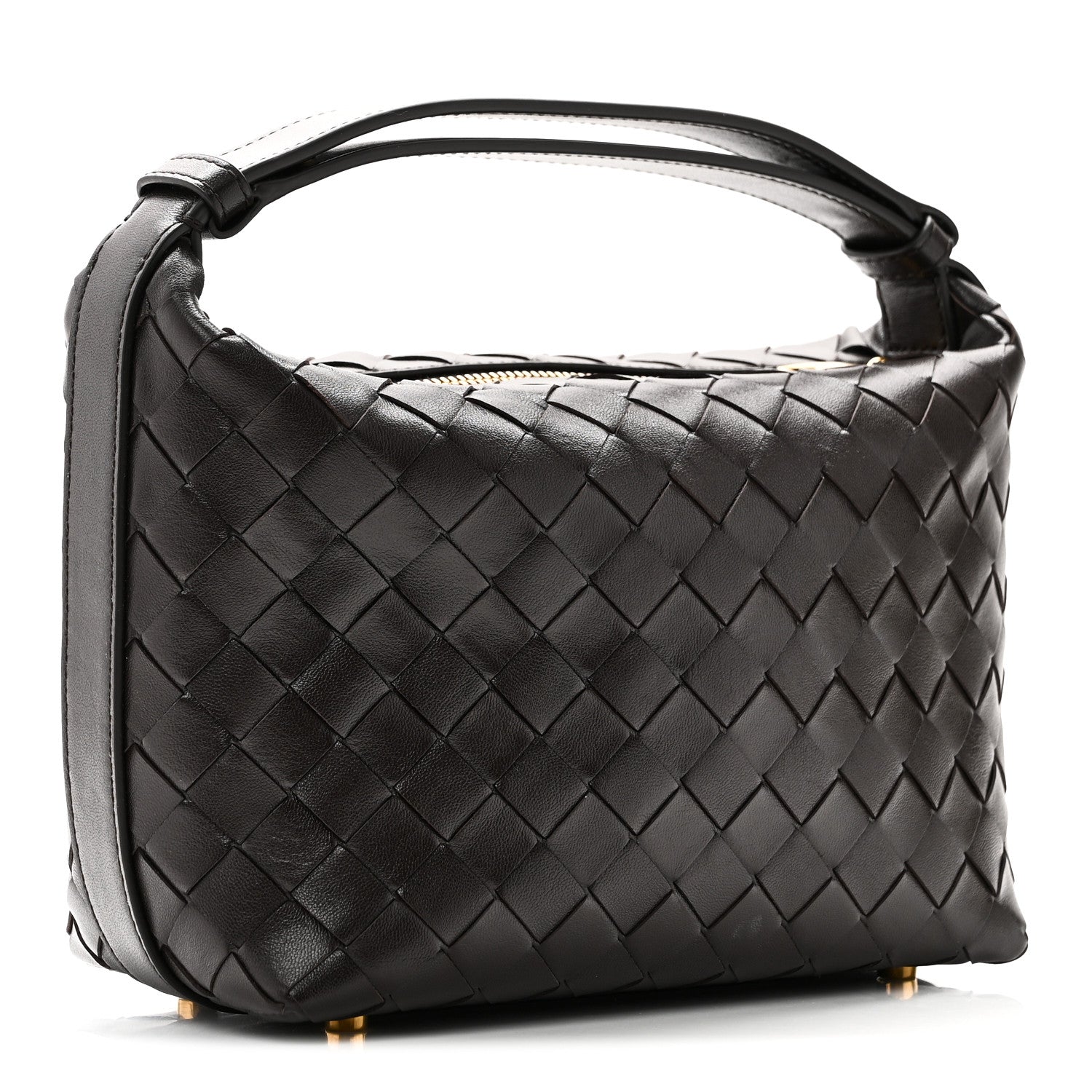 Bottega Veneta Calfskin Nappa Intrecciato Mini Wallace Fondant 3 of 10
