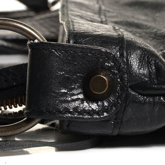 Balenciaga Chevre Classic Hardware Flat Messenger Black 6 of 12