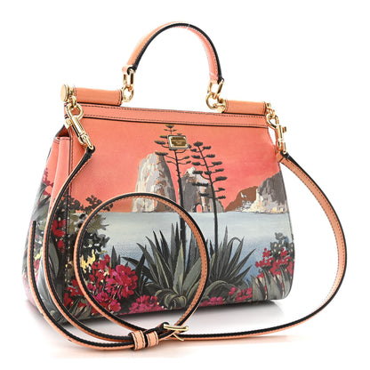Dolce & Gabbana Dauphine Capri Printed Medium Miss Sicily Satchel Multicolor 3 of 10