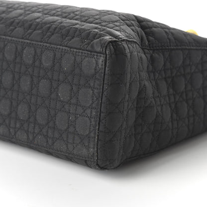 Christian Dior Nylon Cannage Large Lady Dior Black 7 of 9