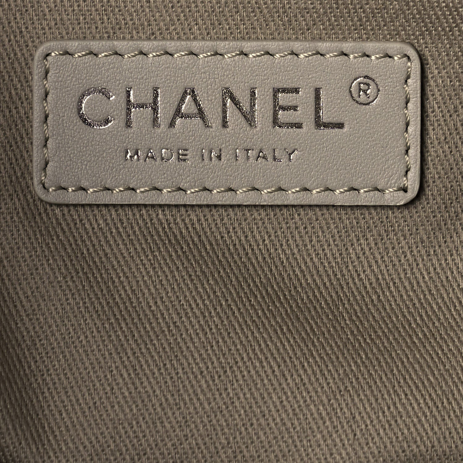 Chanel Mixed Fibers Medium Deauville Tote Grey 6 of 13