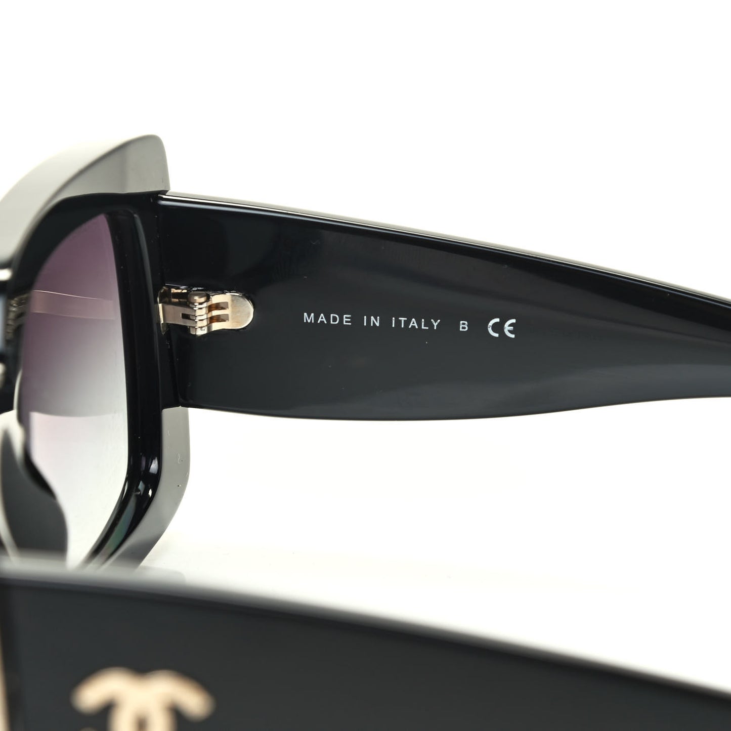 Acetate Rectangle Sunglasses 5435 Black