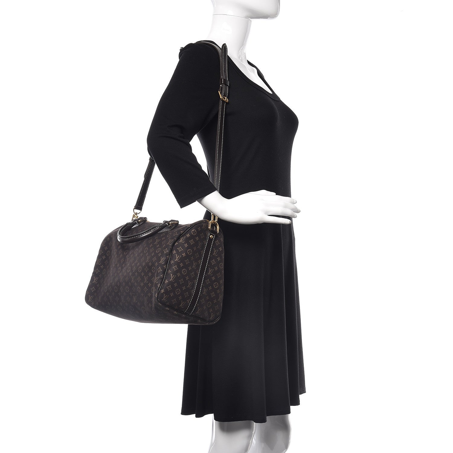 Louis Vuitton Monogram Idylle Speedy Bandouliere 30 Fusain 3 of 11