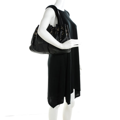 Jimmy Choo Calfskin Riki Black 2 of 6
