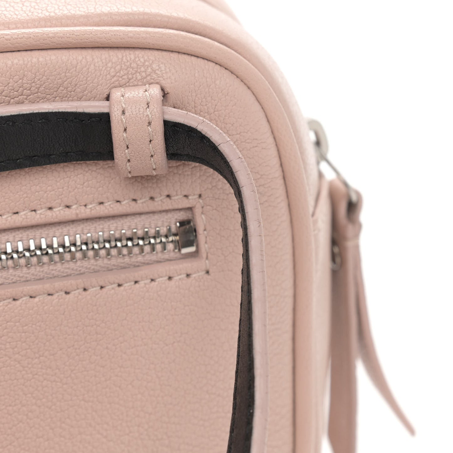 Lambskin Monogram Lou Belt Bag Marble Pink