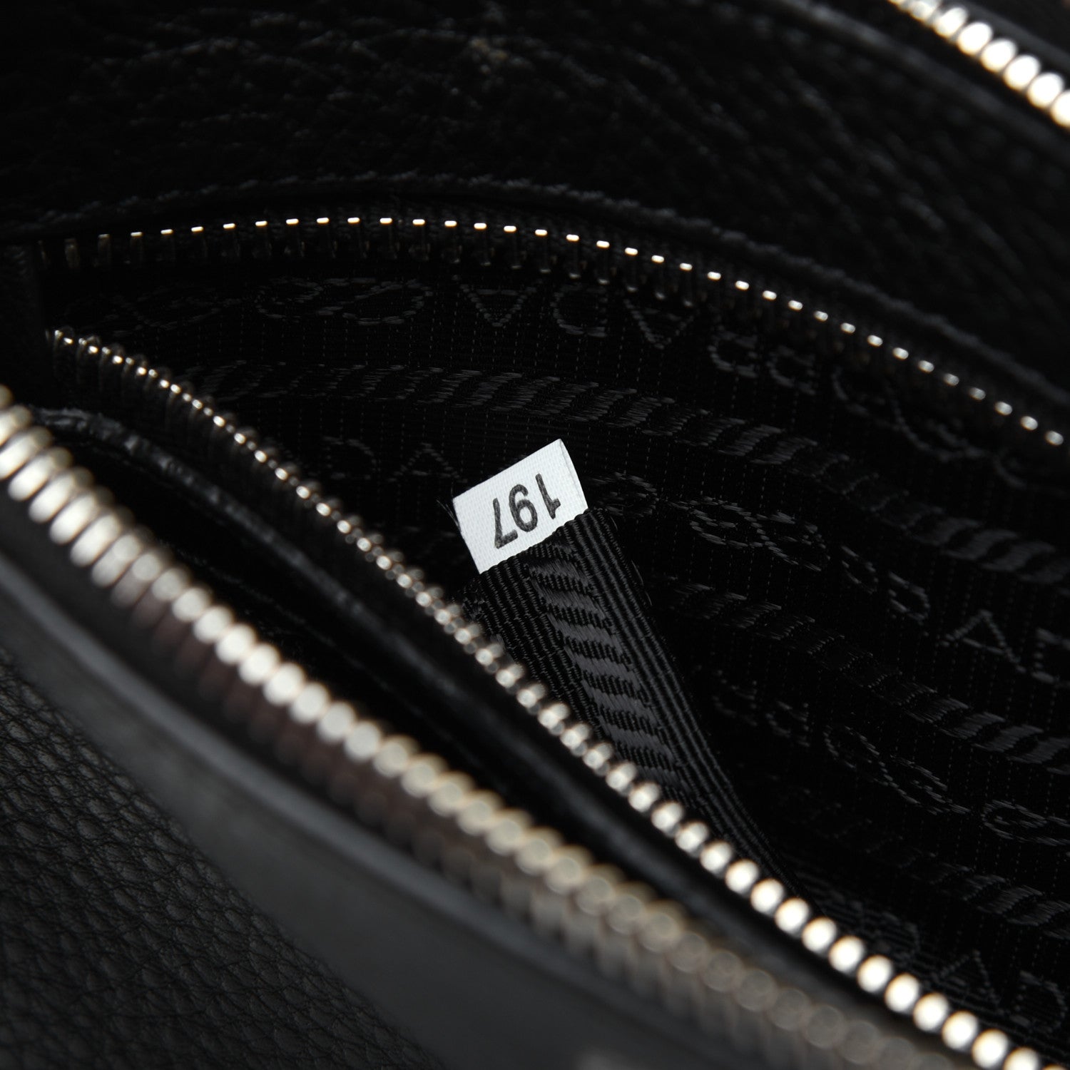 Prada Vitello Phenix Double Zip Crossbody Bag Black 10 of 18