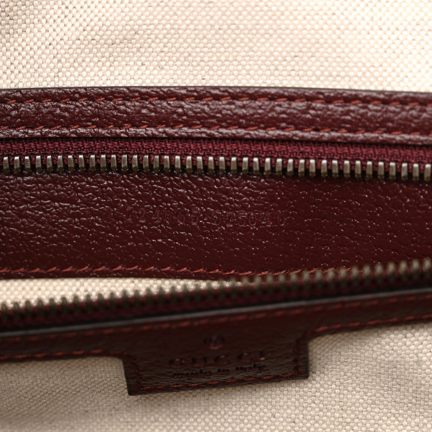 Monogram GG Mignon Textured Dollar Calfskin GG Supreme Monogram Quilted Mini GG Large Tote Bag Burgundy Beige Ebony