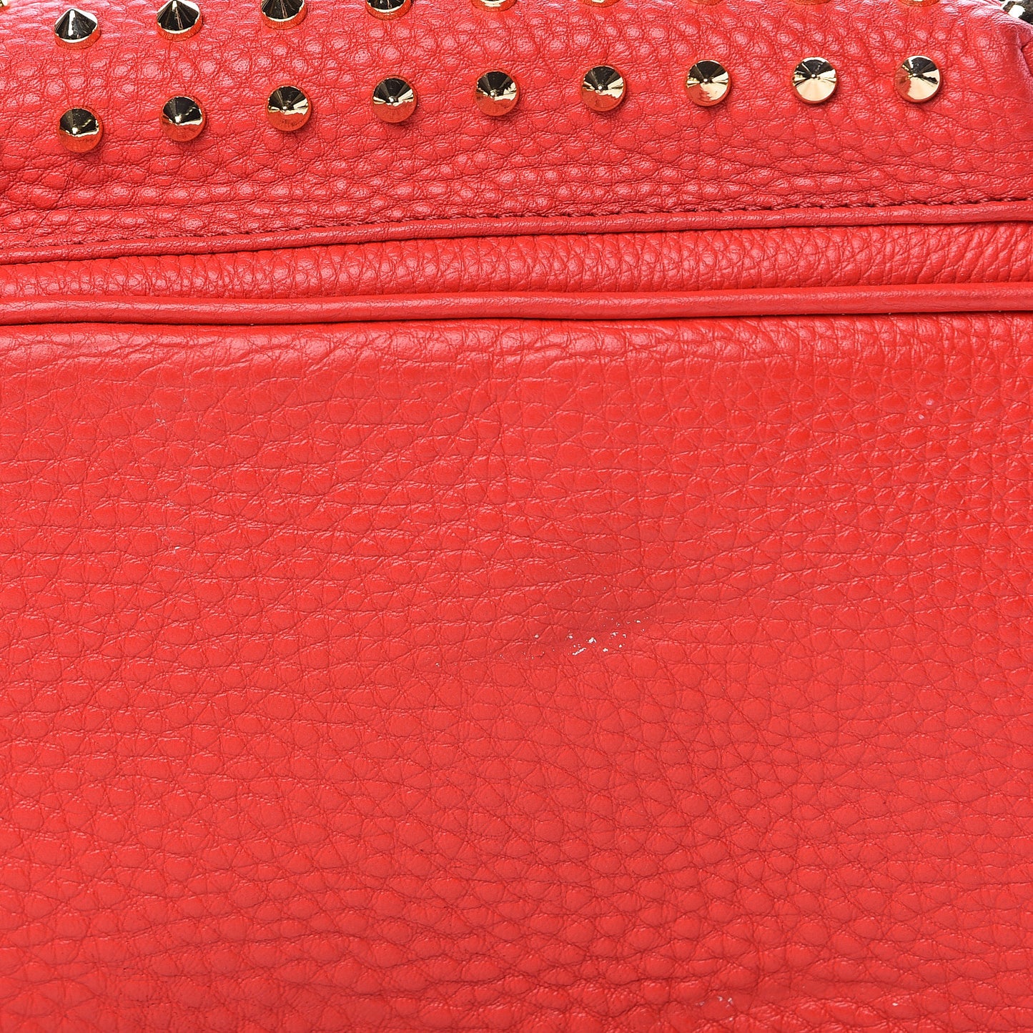 Calfskin Swarovski Small Stark Diamond Backpack Red