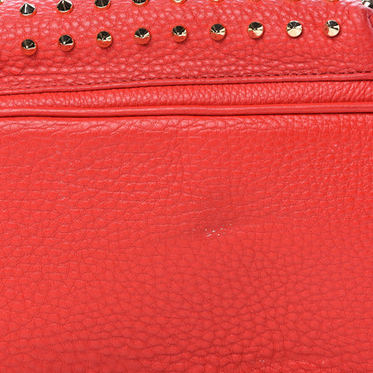 MCM Calfskin Swarovski Small Stark Diamond Backpack Red 16 of 16
