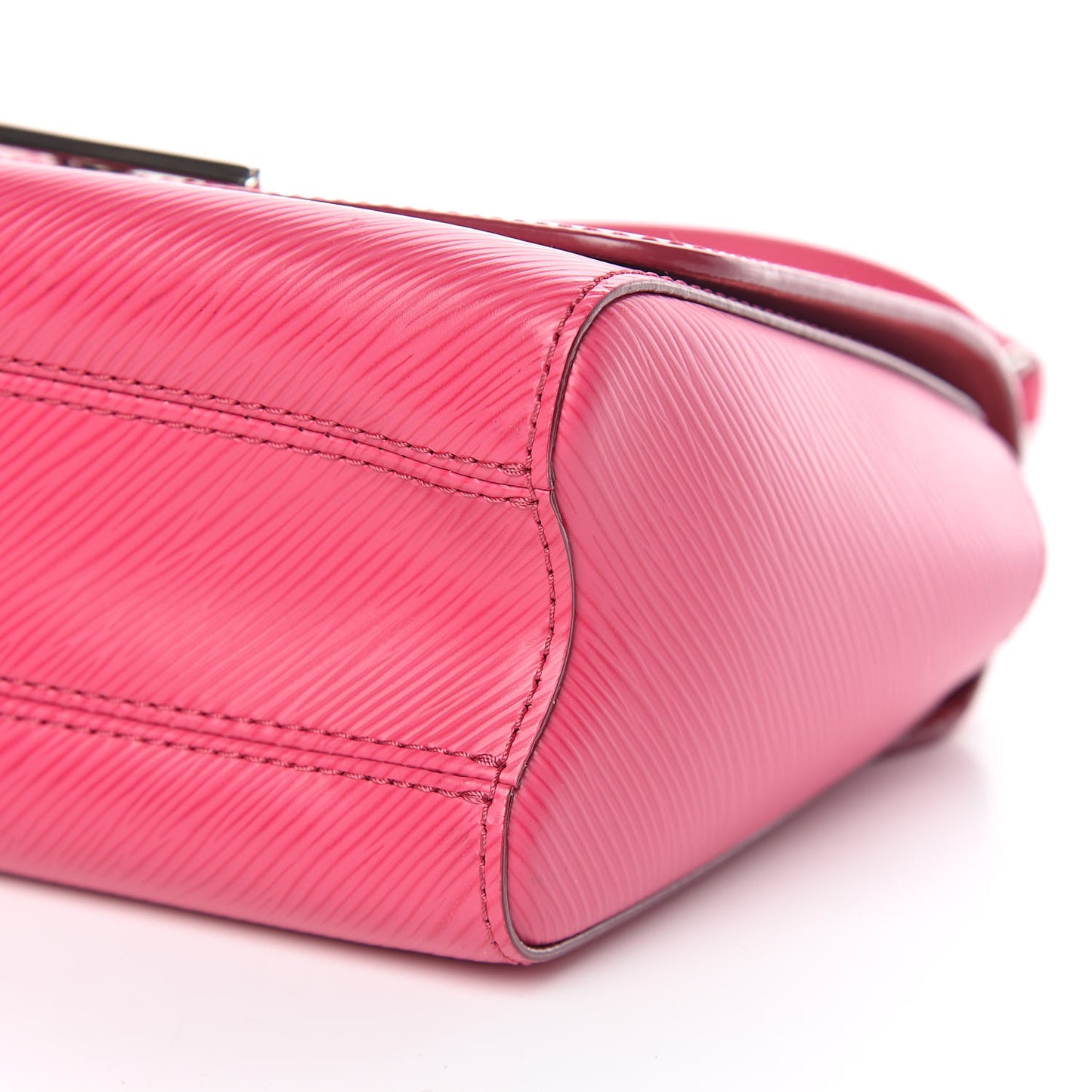 Epi Twist Shoulder Bag MM Hot Pink