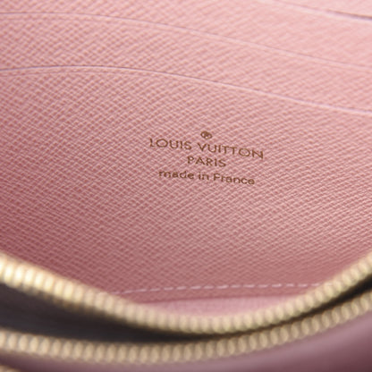 Louis Vuitton Monogram 2020 Christmas Animation Big Wheel Double Zip Pochette Rose Ballerine 8 of 11