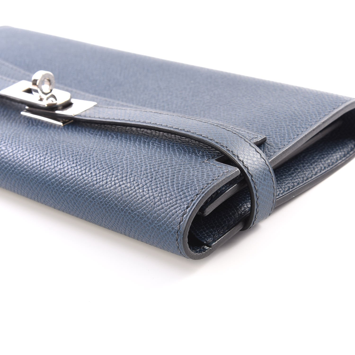 Hermes Epsom Kelly Longue Wallet Bleu Thalassa 8 of 10