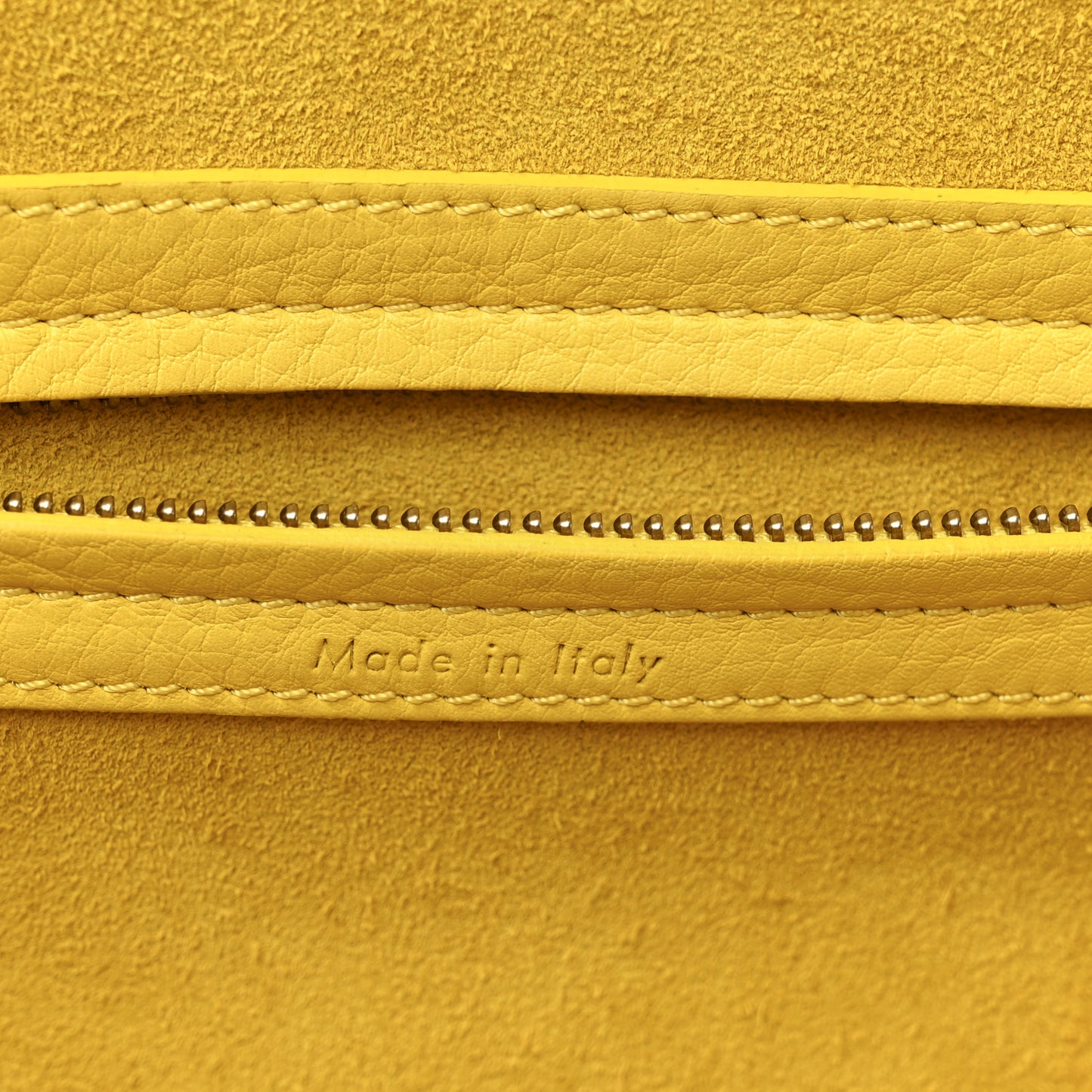Supple Calfskin Medium Phantom Luggage Sun Yellow