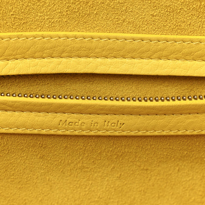 Celine Supple Calfskin Medium Phantom Luggage Sun Yellow 6 of 10