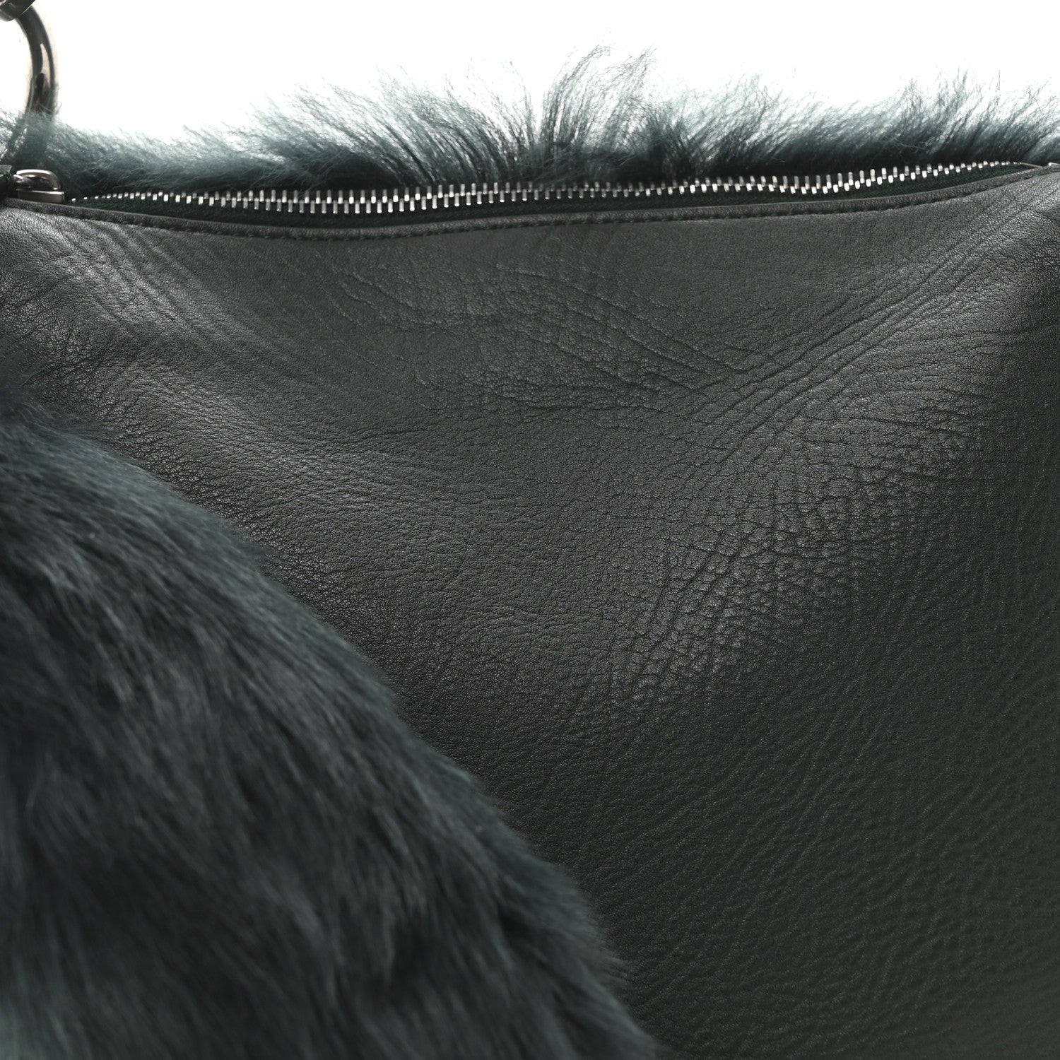Burberry Shearling Small Knight Crossbody Bag Vine 7 of 9