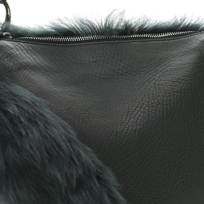 Burberry Shearling Small Knight Crossbody Bag Vine 7 of 9