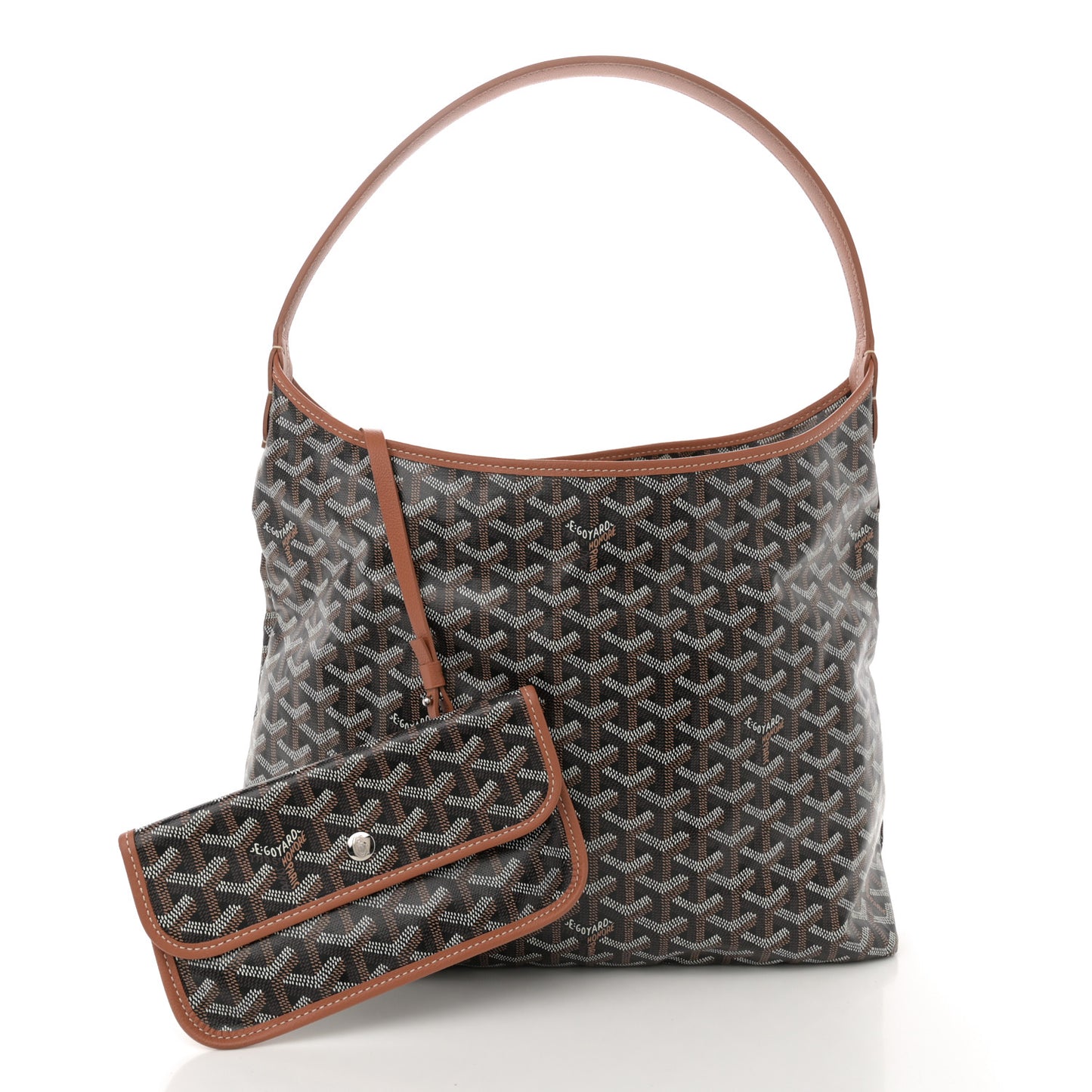 Goyardine Boheme Hobo Black Gold