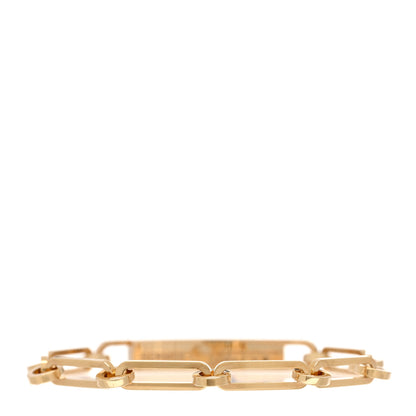 Hermes 18K Rose Gold Diamond Pave PM Kelly Chaine Bracelet SH 2 of 4