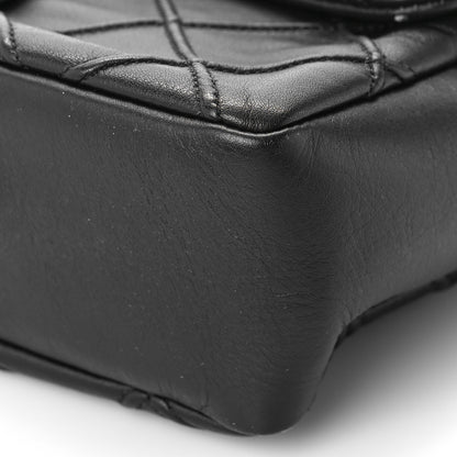 Chanel Calfskin Diamond Debossed Medium Cosmos Flap Black 8 of 8