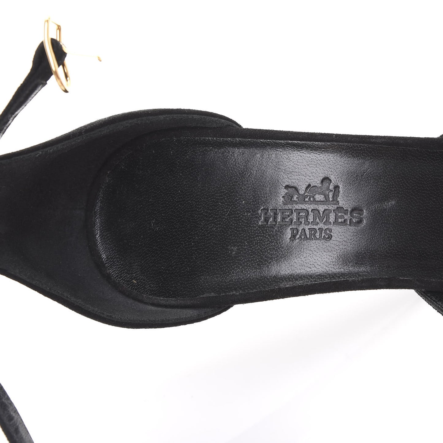 Velvet Highlight Sandals 38 Black