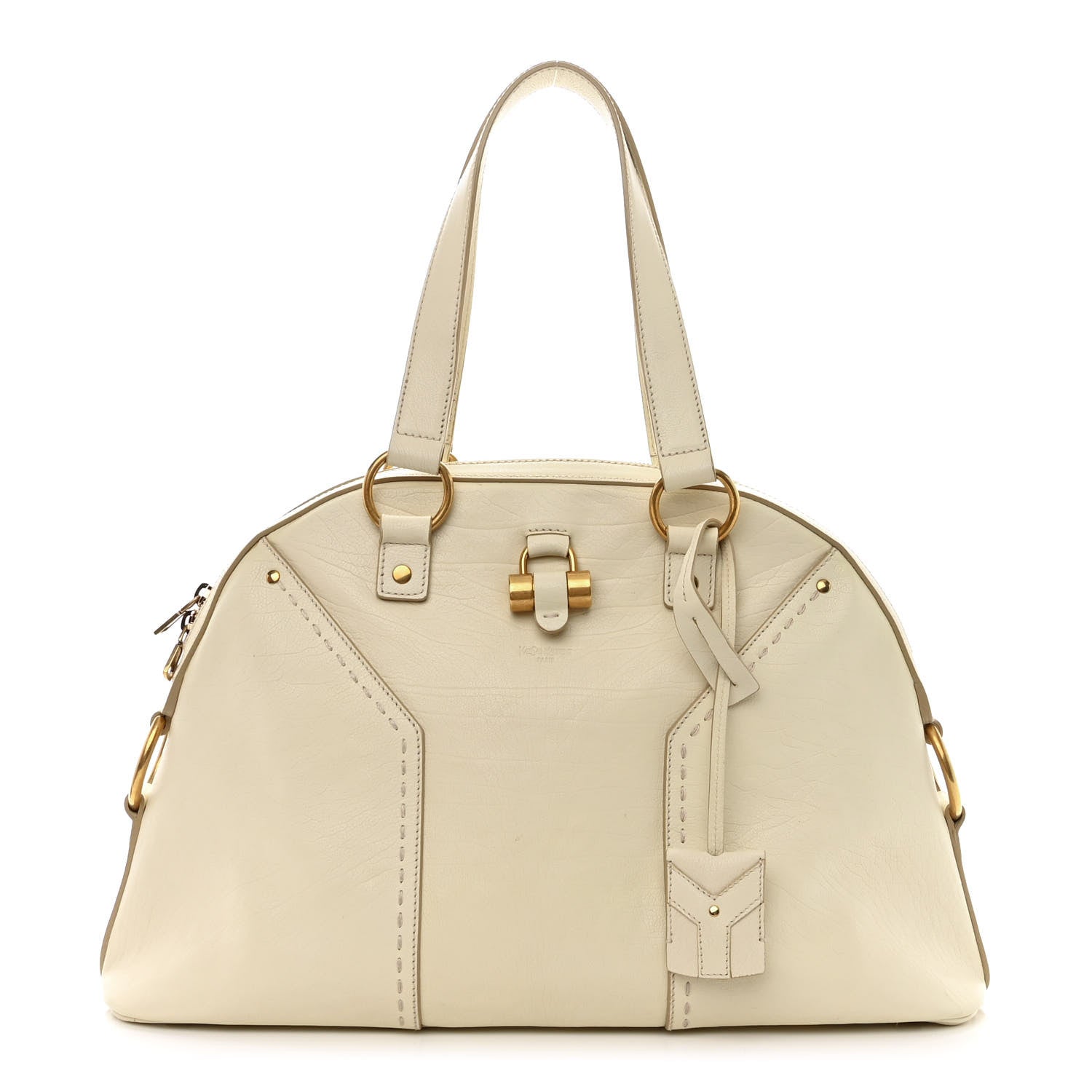 Saint Laurent Calfskin Large Muse Ivory 1 of 11