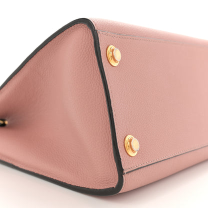 Louis Vuitton Taurillon City Steamer PM Magnolia Pink Black 8 of 12