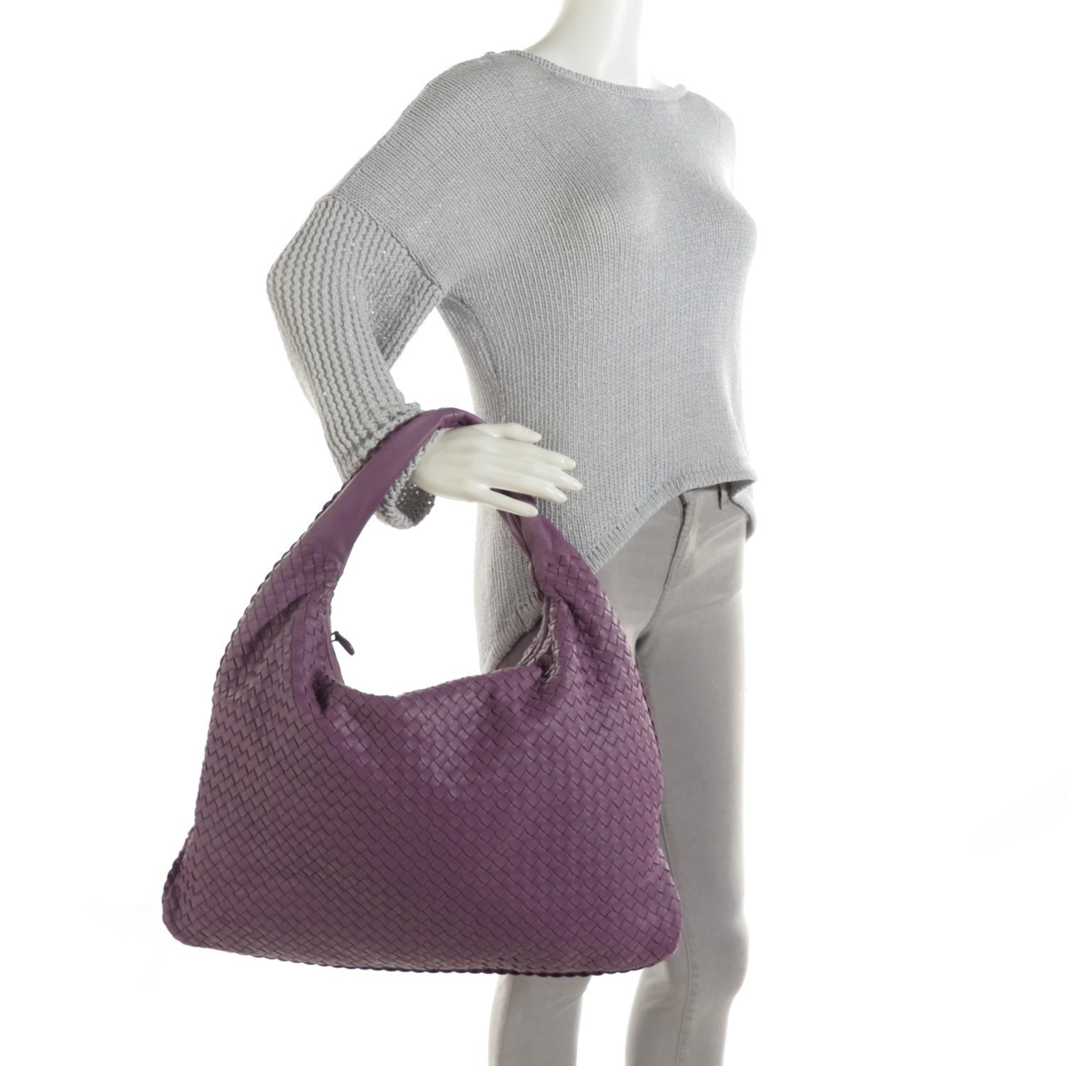 Bottega Veneta Nappa Intrecciato Maxi Veneta Hobo Corot 2 of 8