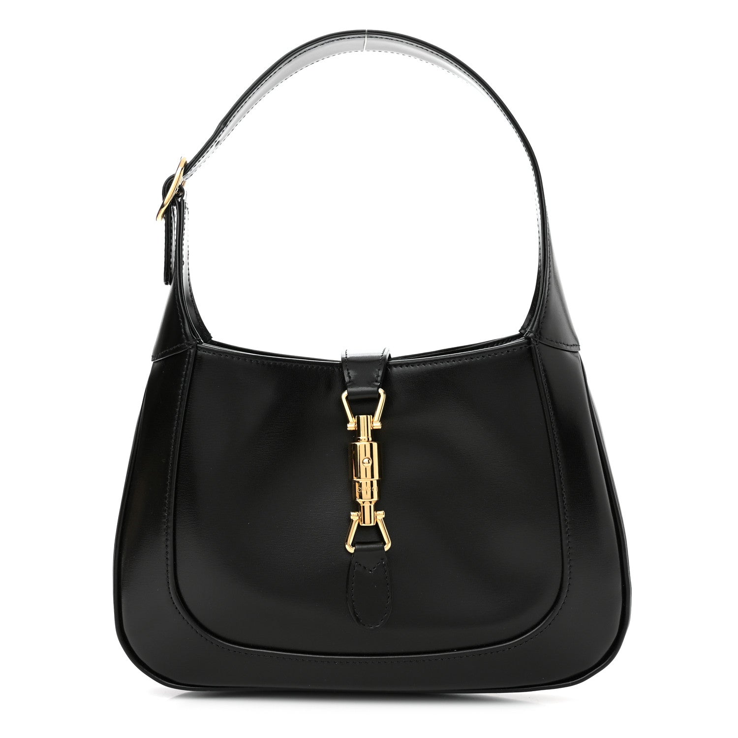 Gucci Boarded Dyana Lux Calfskin Small Jackie 1961 Hobo Black 1 of 10