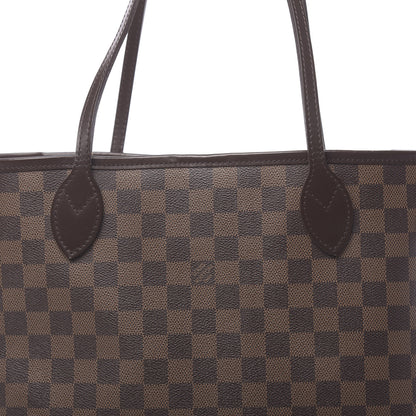 Louis Vuitton Damier Ebene Neo Neverfull MM Rose Ballerine 9 of 18