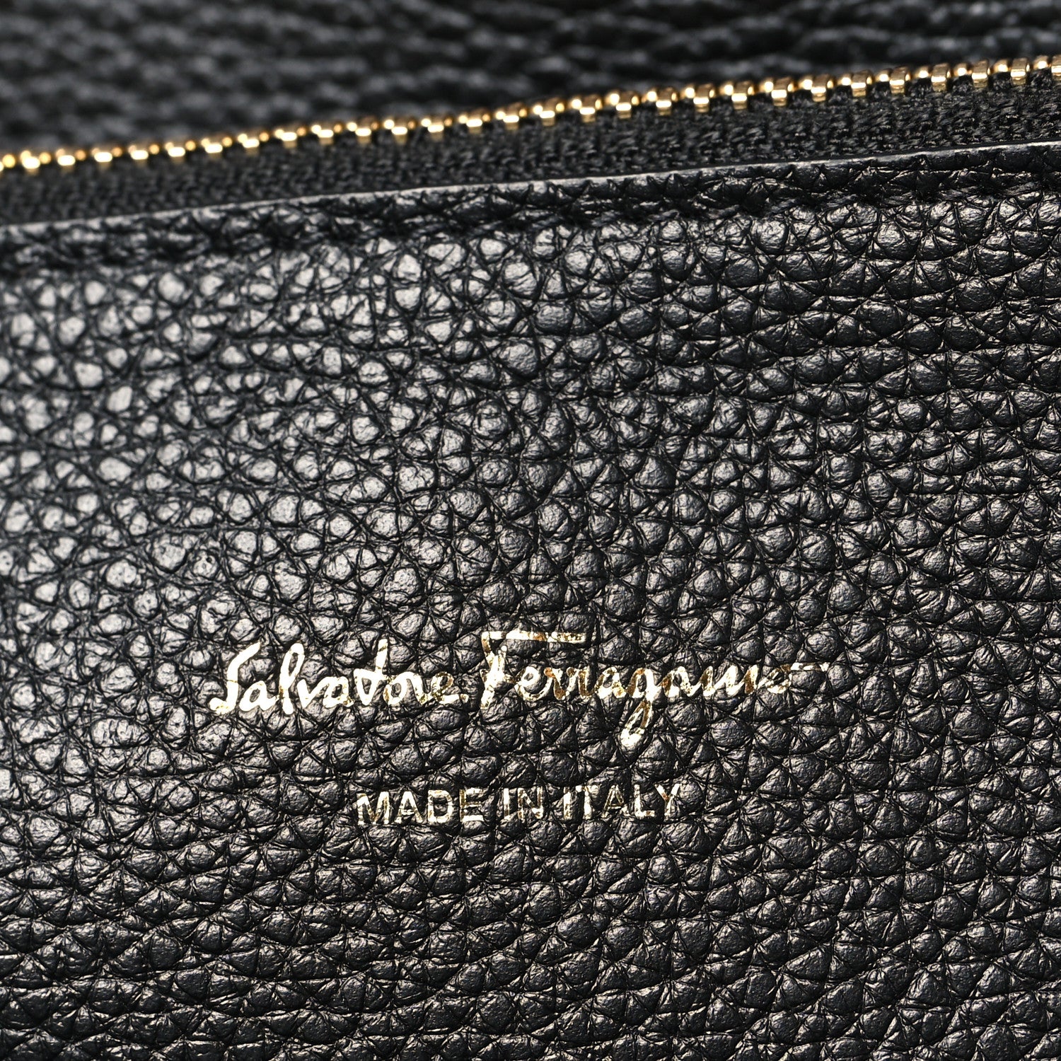 Salvatore Ferragamo Calfskin Large Studio Bag Black 7 of 11