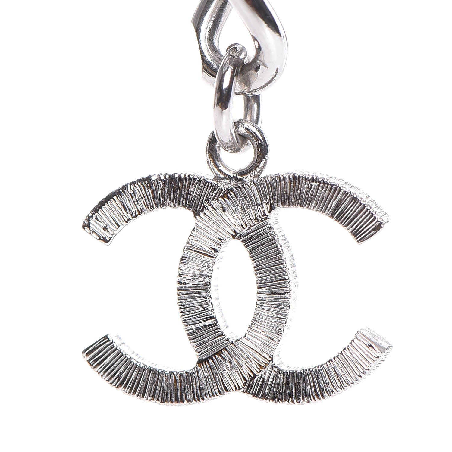 Chanel Bead Crystal Multi Strand CC Cross Necklace Black 3 of 7