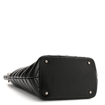 Chanel Aged Calfskin Quilted Mad About Quilting Small Hobo Black 4 of 10