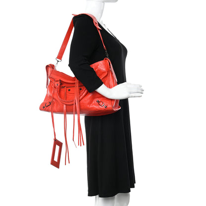 Balenciaga Agneau Classic Hardware City Rouge Coquelicot Rouge Braise 2 of 8