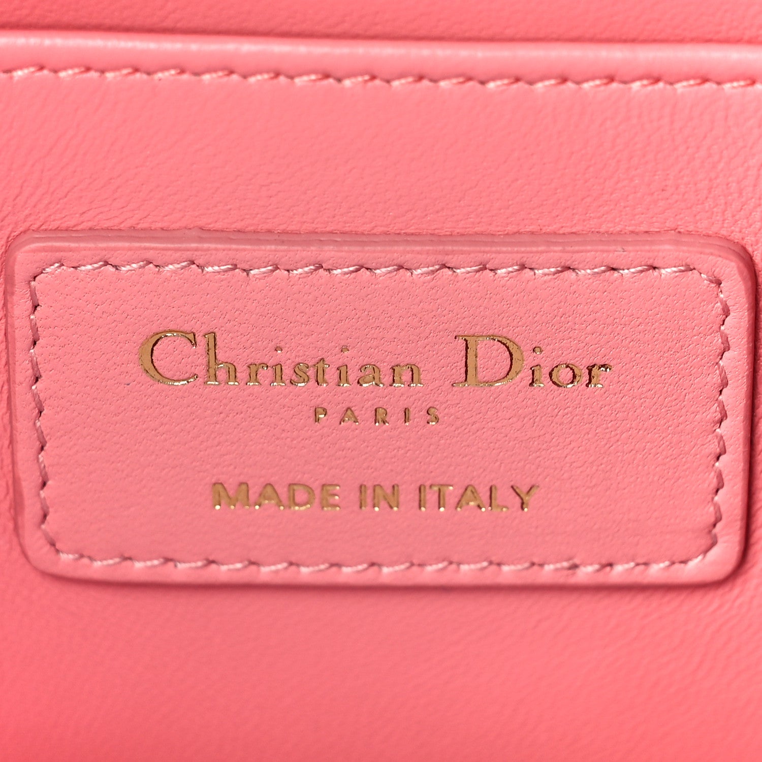 Christian Dior Lambskin Cannage Mini Backpack Peach Blossom 5 of 7