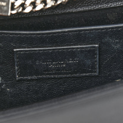 Saint Laurent Grain De Poudre Small Monogram Kate Satchel Black 6 of 15